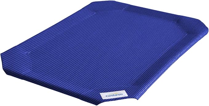 The Original Coolaroo Elevated Pet Bed Replacement Cover, Medium, Aquatic Blue