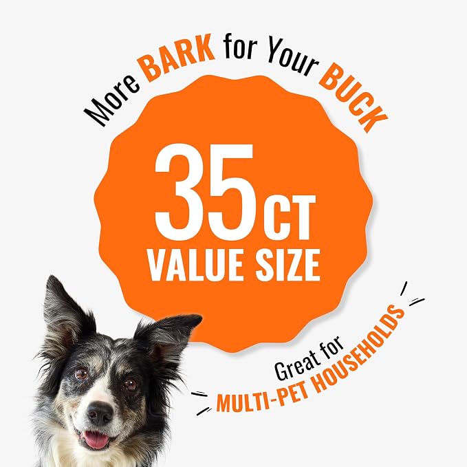 Good 'n' Fun Twists Long-Lasting Dog Treat, With Real Proteins, Beef Hide and Premium Chicken, Supports Dental Health, Mental Stimulation, 35 count