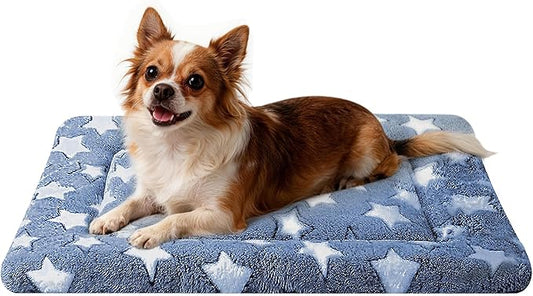Dog Bed Mat, Reversible Crate Pads for Small/Medium/Large Dogs & Cats Sleeping, Portable & Soft, Dog Beds Crate Pad M(30"*20"*1.5")