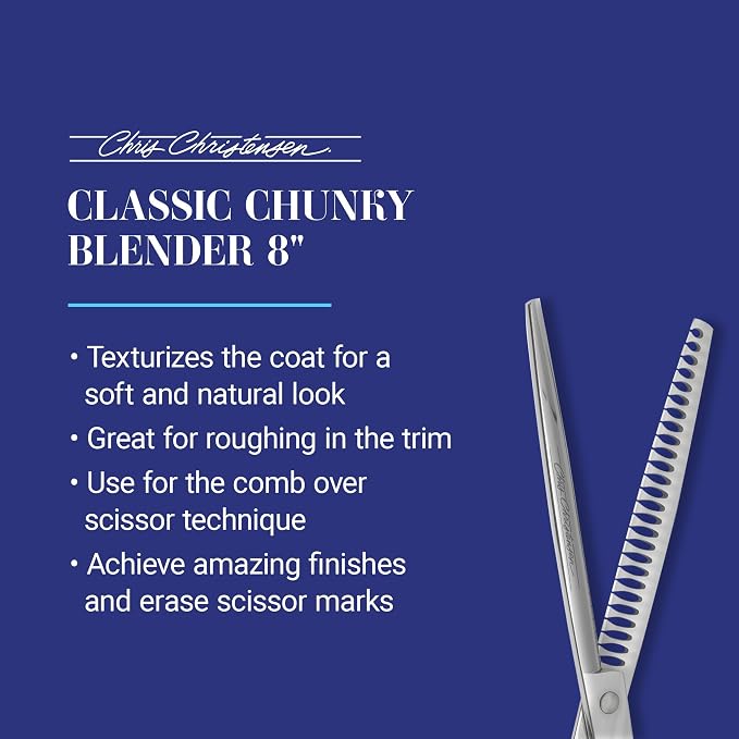 Chris Christensen Classic Series Grooming Shears, Full Set of Shears With Case, Groom Like a Professional, Any Skill Level, Made From 440C Japanese Steel