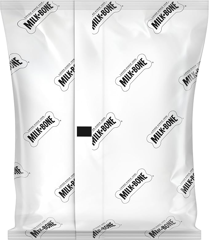 Milk-Bone Flavor Snacks Mini's Dog Biscuits, Flavored Crunchy Dog Treats, 2 Refill Packs, 35 Oz. Each (70 Oz. Total)