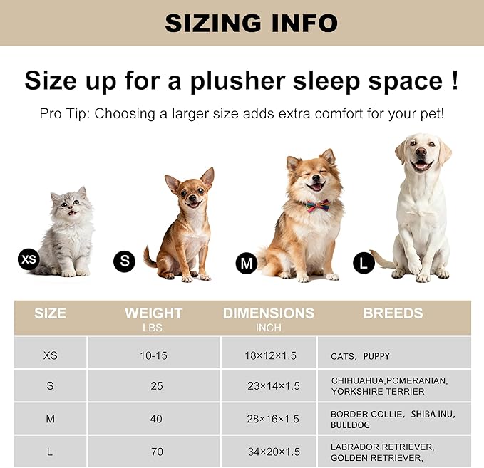 pobopobo Dog Crate Pad, Ultra Soft & Anti-Slip Kennel Mat, Secure Fit for Metal Crates & Dog Cages, Washable Cozy Bed for Small Medium Large Dogs (Light Brown, M(28"*16"*1.5"))