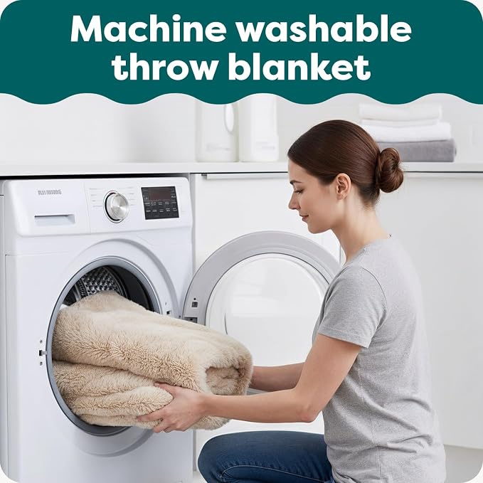 FurHaven Waterproof Throw Blanket for Dogs & Indoor Cats, Reversible Protective Pet Blanket, Extra Large, Long Faux Fur & Velvet, Driftwood