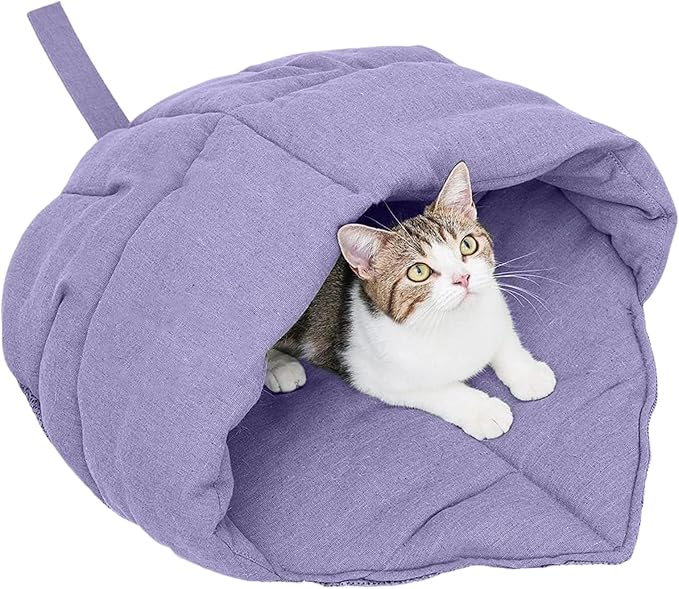 Plush Shape Dog Cats Cave Bed Washable Comfortable Hideaway Puppies Home Decoration