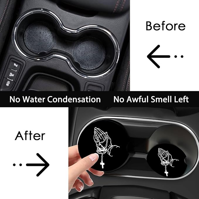 2Pack Sea Turtle Car Cup Holder Coaster,Turtle Gifts for Women Men,Vehicle Interior Drink Mat Reusable Neoprene Car Coasters for Cup Holders Decor,Charming Turtles Automotive Interior Accessories