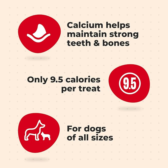 Milk-Bone MaroSnacks Dog Treats, Beef, 15 Ounce (Pack of 6) with Real Bone Marrow and Calcium