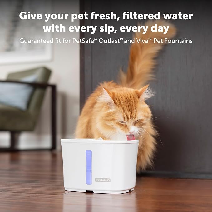 PetSafe Ion-X Pet Fountain Filters, 4 Count (Pack of 12)