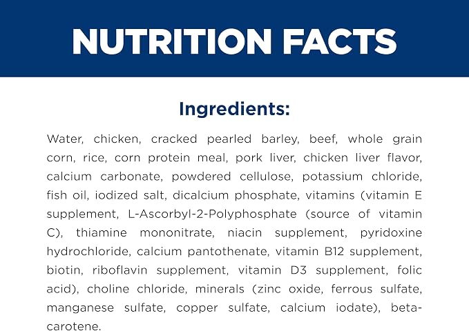 Hill's Science Diet Adult 1-6 Wet Dog Food, Chicken & Beef, 13 oz. Cans, 12-Pack