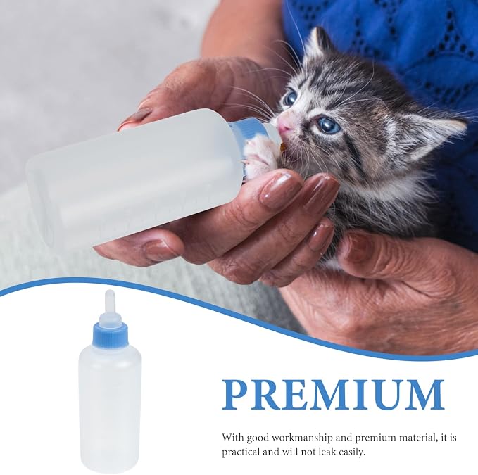 9pcs Pet Nursing Bottle for Kittens and Puppies Feeding Nipple for Pets Easy to Use