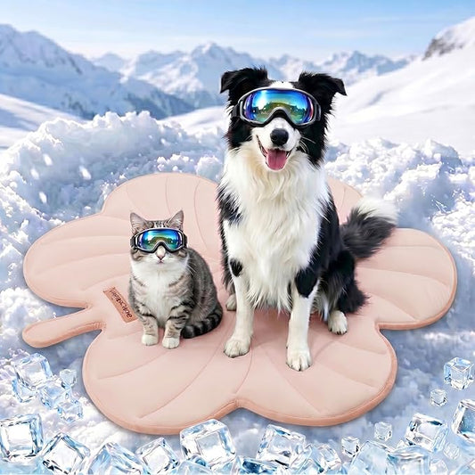 Vagascape Dog Cooling Mat, Washable Pet Cooling Mat, 55" x 45" Thick & Durable Large Cooling Mat for Dogs, Portable Foldable Premium Cooling Pad for Indoor, Outdoor, Travel, Camping, Patio and Beach