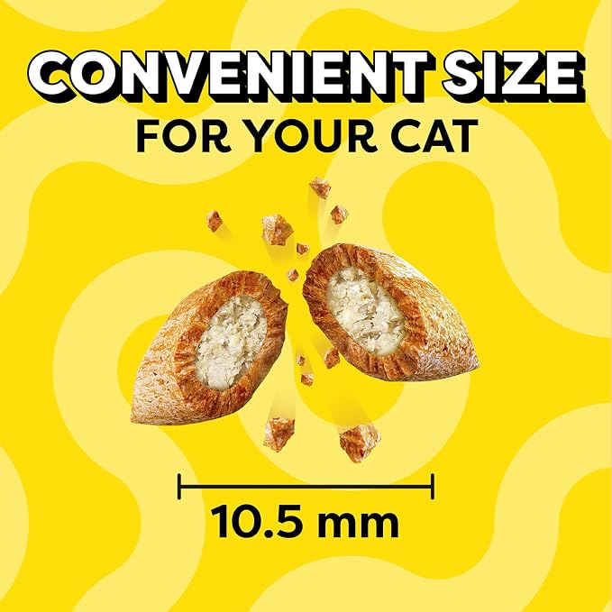 Temptations Cat Treats Classic Crunchy and Soft Cat Treats Variety Pack, 6.3 oz. Pouches (Pack of 6)