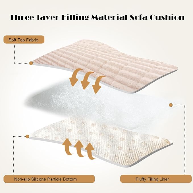 Washable Pet-Friendly Couch Covers for Dogs Fuzzy Pet Sofa Covers Dog Couch Blankets and Cushion Covers for Sofa