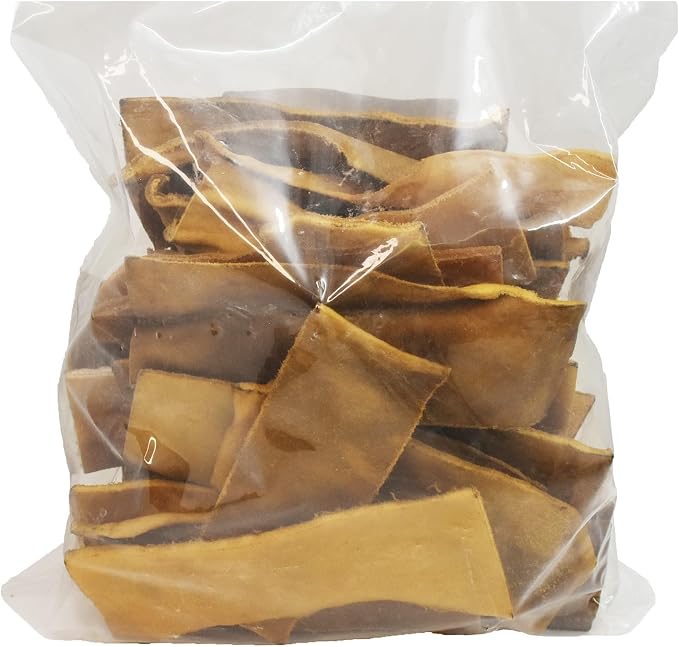 Chips Peanut Butter 3-Pound Bag - Premium Large Dog Rawhide Chews - Ideal for Agressive Chewers Dog Rawhide Treats - Durable Rawhide Bones for Large Dogs
