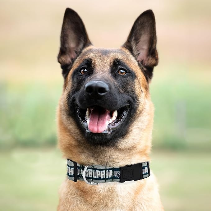 Pets First NFL Philadelphia Eagles Licensed PET COLLAR, Extra Large - Heavy-Duty, Strong, and Durable Dog Collar. Available in 31 Football Teams and 4 Sizes