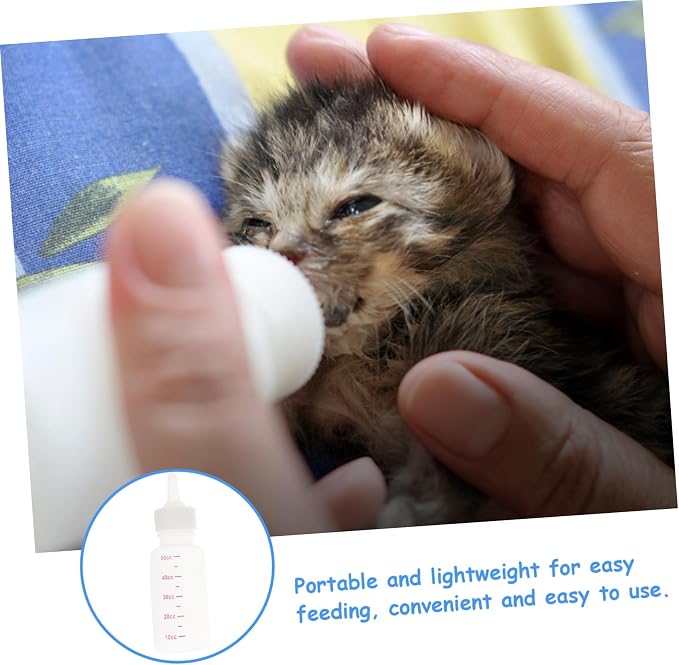 BESPORTBLE 1set Pet Feeding Kit Pet Feeders for Dogs Cats Lightweight Portable Nursing Bottles Leakage Prevention Complete Accessories for Easy Feeding for Puppies Kittens