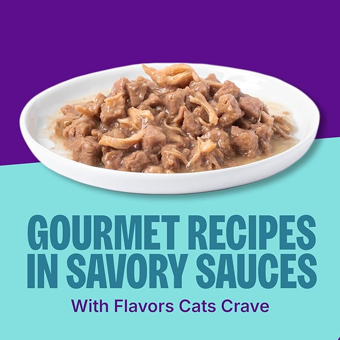Wellness CORE Signature Selects Shredded Adult Canned Wet Cat Food, Natural, Protein Rich, Grain Free, Skipjack Tuna and Shrimp Entrée Recipe, 5.3 oz, Pack of 12 Cans