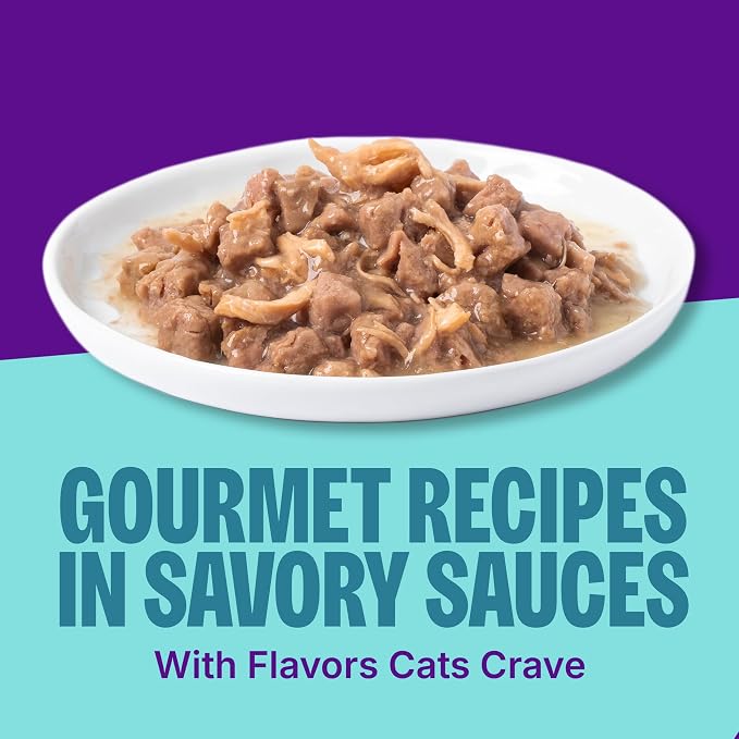 Wellness CORE Signature Selects Chunky Adult Canned Wet Cat Food, Natural, Protein Rich, Grain Free, Beef and Chicken Entrée Recipe, 2.8 oz, Pack of 12 Cans
