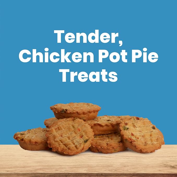 Blue Buffalo Nudges Chicken Homestyle Natural Dog Treats, Pot-Pie-Inspired Recipe, Healthy Reward or Training Treat, Made in the USA with Real Chicken, No Artificial Preservatives, 16 oz.