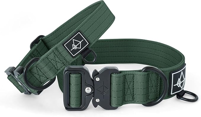 Made to ROAM Premium Dog Collar - Adjustable Heavy Duty Nylon Collar with Quick-Release Metal Buckle (Maine Marina, Classic Size 0)