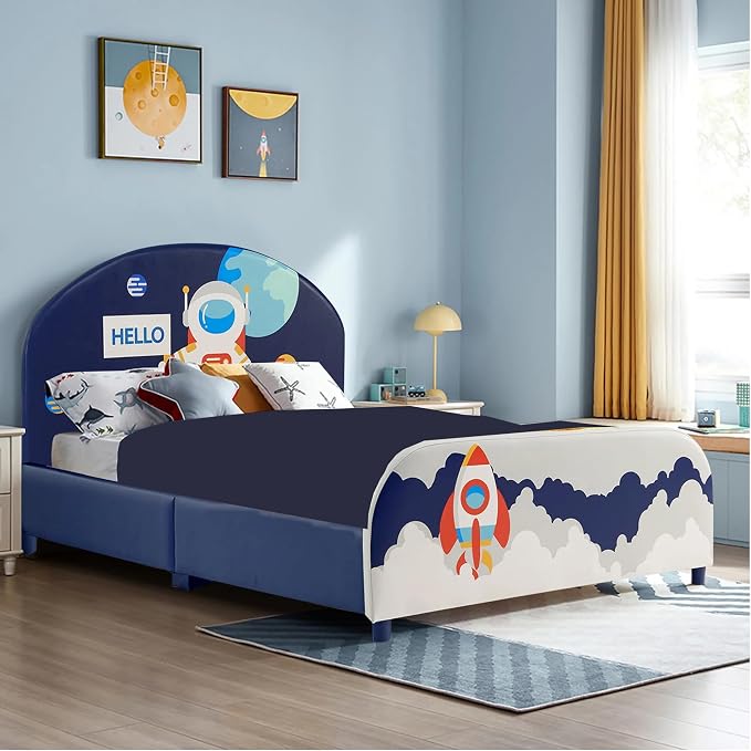 Sensory Bed Sheet for Deep Pressure Therapy – Spandex Bed Sheet – Sensory Compression Blanket for ADHD, Autism – Breathable & Hypoallergenic, Navy, Queen Size