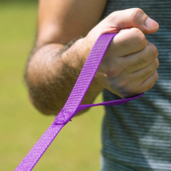 Hi Kiss Dog/Puppy Obedience Recall Training Agility Lead - 15ft 20ft 30ft 50ft 100ft Training Leash - Great for Training, Play, Camping, or Backyard Purple 20 Feet