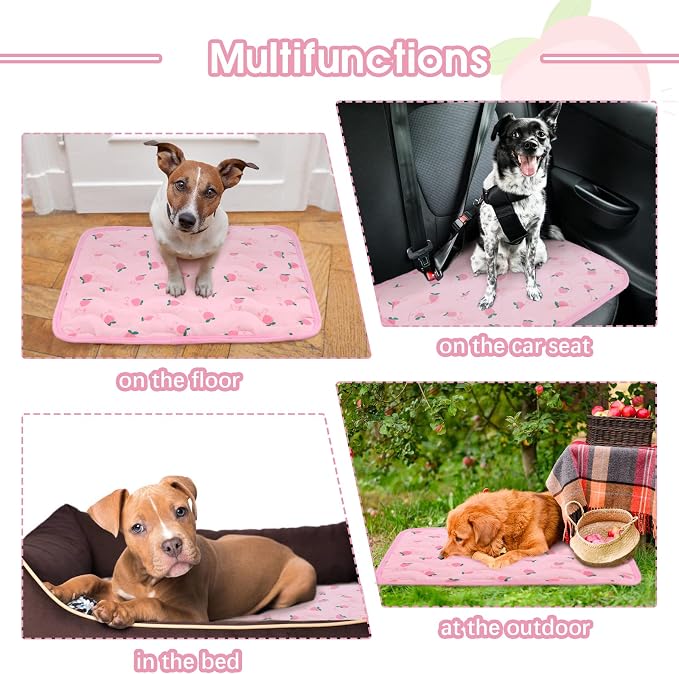 Dog Cooling Mat, Summer Cooling Mat for Dogs, Self Cooling Pad for Small Medium Large Dogs Cats, Non-Toxic Breathable Sleep Bed Summer Pet Bed Puppy Ice Blanket for Kennel Sofa Bed Floor