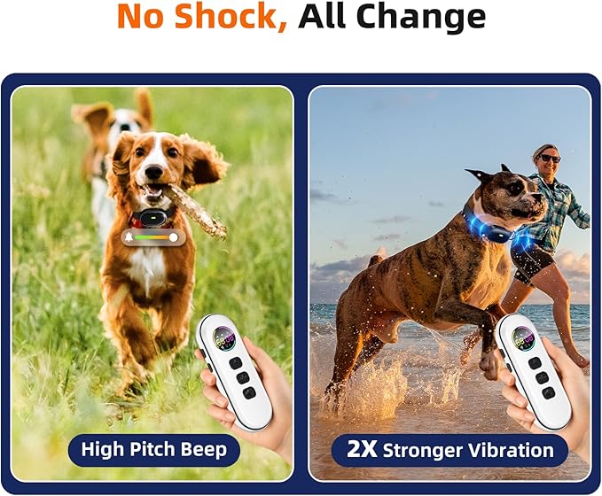 Shock Collar for Small Dogs, Ultra-Light & Slim Dog Training Collar with Remote, Tailored for Small Dogs 5-30lbs & Medium Dogs, 198-Level Precise Control, Waterproof, Rechargeable (Not Auto Collar)