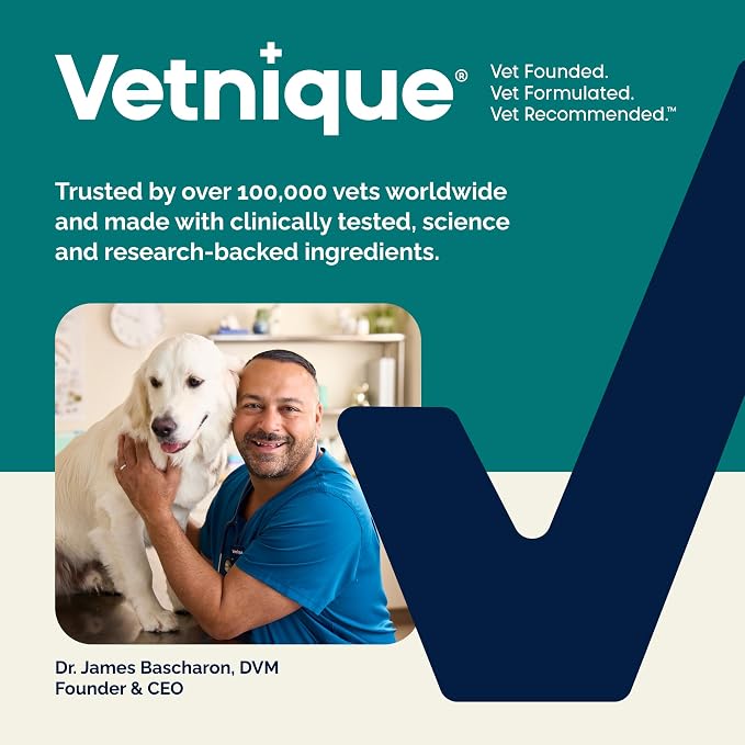 Vetnique Dermabliss Anti Itch Oatmeal Dog Shampoo for Itchy Skin & Allergies, Soap Free Dog Shampoo with Aloe & Chamomile, Sensitive Skin Allergy Relief, Gentle Dog Wash (Regular Strength Dog Shampoo)