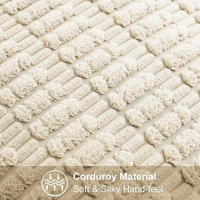 Muamar Dog Bed Protector, Anti-Slip Waterproof Sofa Covers for Living Room Couch, Dog Mat, Pet Pad - 30x82 inch, Cream White