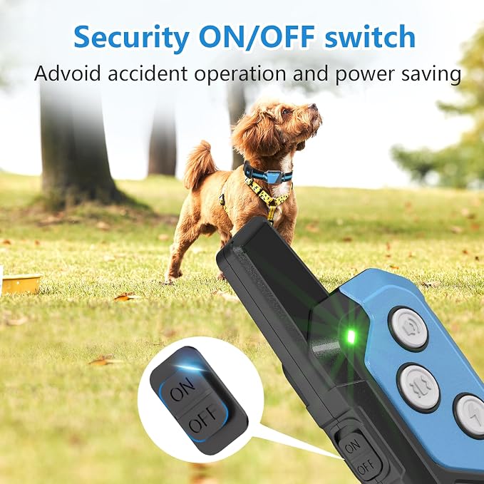 Shock Collar for Dogs, Dog Training Collar with Remote Control for 2 Dogs, 3 Training Modes with Beep, Vibration and Satic, Waterproof, Rechargeable for Large Medium