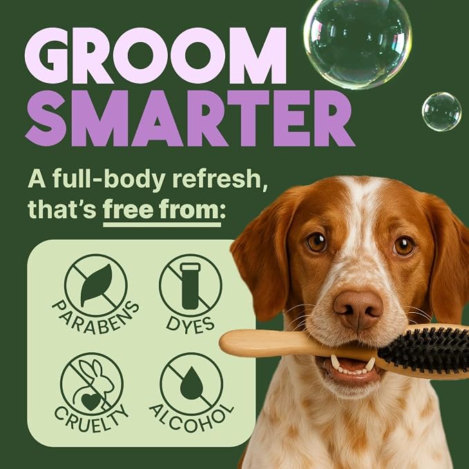 TropiClean Dog Conditioner, Professional Detangling & Moisturizing Conditioner, Puppy Safe, Made in the USA, Kiwi & Cocoa Butter Scent, 2.5 Gallon