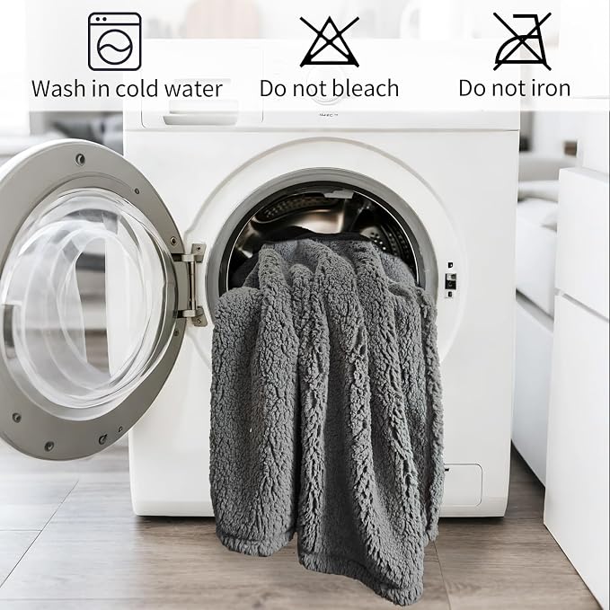 SORKUT Waterproof Dog Blanket for Small Dogs,Soft Pee Proof Puppy Blanket Reversible Calming Sherpa Fleece Furniture Protector Cover for Dogs Cats,Dark Gray-Small(40"x28")