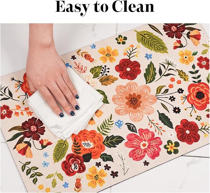 Dog Food Mats for Floors, Absorbent Dog Bowl Mat for Food and Water Dispenser, Quick Dry Cat Food Mat Pet Supplies