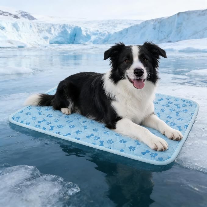 Dog Cooling Mat, Pet Cooling Mat for Dogs and Cats, Portable Summer Dog Cool Pad,Cool Bed for Pets, Premium Pet Cool Blanket for Summer