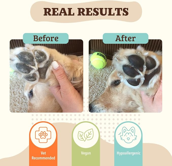 Natural Dog Company PawTection Dog Paw Wax – Dog Paw Protection for Hot Pavement, Sand, Asphalt & Trails, Waxy Barrier Balm for Summer Walks, Hiking Days, Non-Toxic, and Lick Safe, 0.15 oz Stick