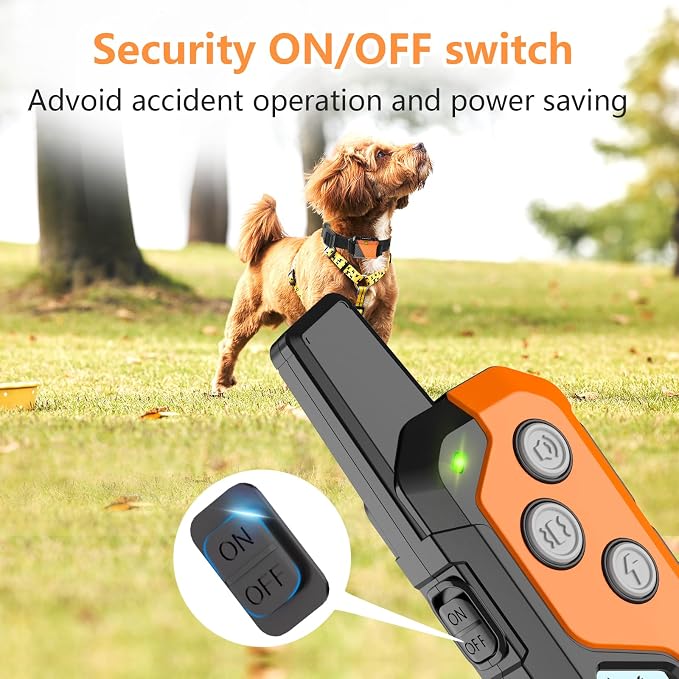 Shock Collar for Dogs, Dog Training Collar with Remote Control for 2 Dogs, 3 Training Modes with Beep, Vibration and Satic, Waterproof, Rechargeable for Large Medium