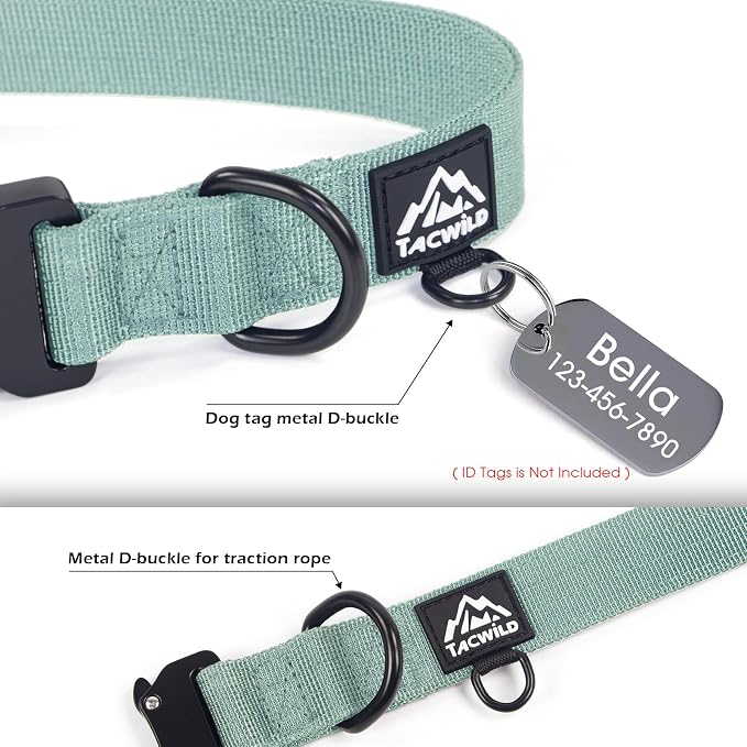 Dog Collar for Small Dogs Christmas Boy Girl - Adjustable, Chew Proof Nylon Collar with Metal Quick Release Buckle and D-Ring for Dog Tags (Florida Seaside, S(0.5''Width, Fit 11''-15''))