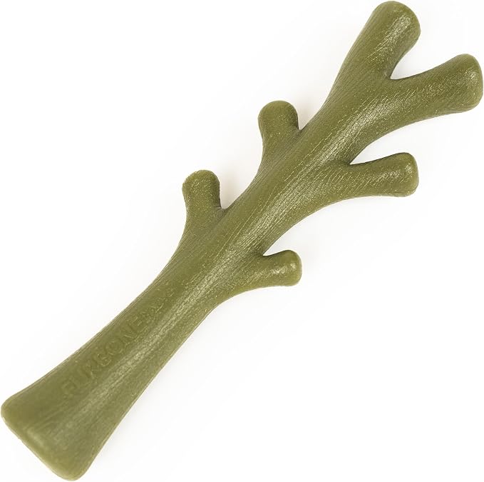 FURBONE Wild Stick Dog Chew Toy for Aggressive Chewers, Nylon Dog Bone Alternative for Small & Medium Dogs, Lamb Flavor Infused Chew Toy