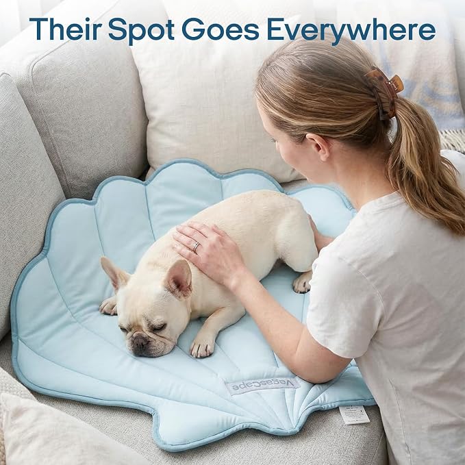 Vagascape Dog Cooling Mat, Washable Pet Cooling Mat, 55" x 45" Thick & Durable Large Cooling Mat for Dogs, Portable Foldable Premium Cooling Pad for Indoor, Outdoor, Travel, Camping, Patio and Beach