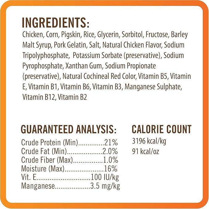 NutriChomps Dog Chews, 6-inch Braids, Easy to Digest, Rawhide-Free Dog Treats, Healthy, 4 Count, Real Chicken flavor