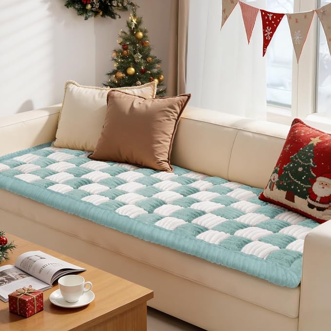 Couch Cushion Cover for dogs Sofa Cover Washable Pet Love Seat Couch Covers for Sofa Slipcovers Couch Protector Blanket for Dogs Sofa Cushion Covers for Pets Washable Pad Blue 70x210cm/27.6x82.7in