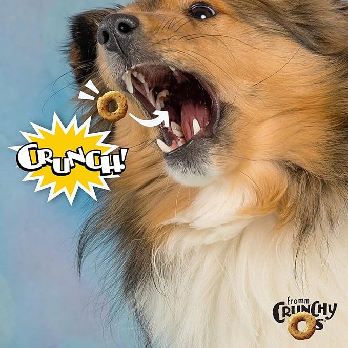 Fromm Crunchy O's Blueberry Blasts with Chicken Dog Treats, 26 oz