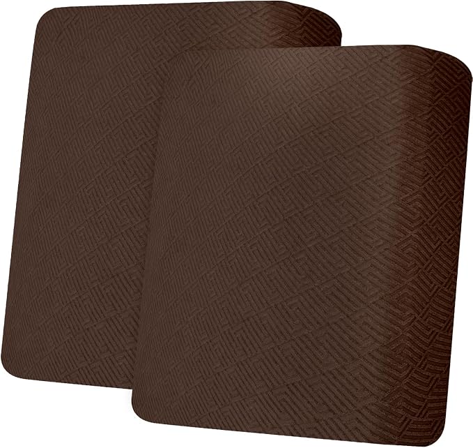 XINEAGE Couch Cushion Covers Seat Cushion Cover Thick Stretch Sofa Slipcovers 2 Piece Individual Couch Covers with Elastic Bottom(2 Seat Cushion/Backrest,Coffee)