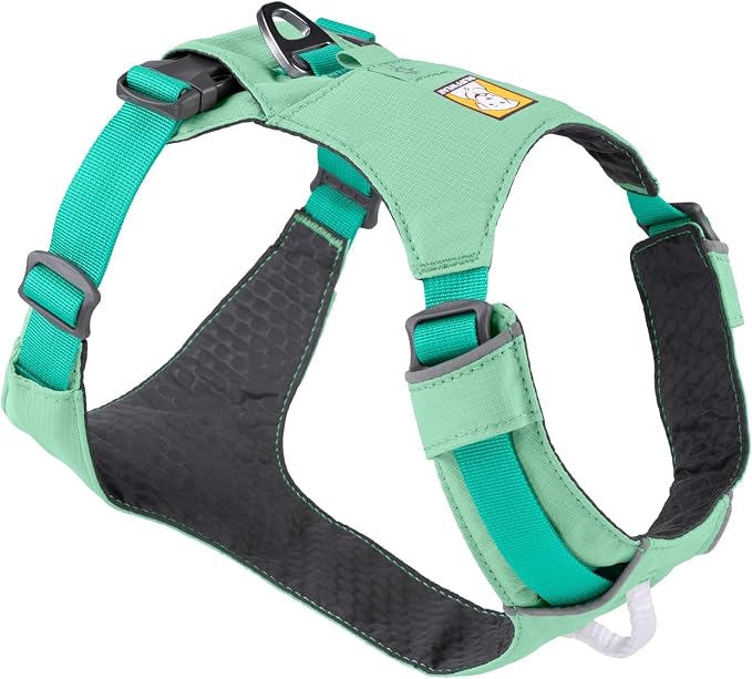 Ruffwear, Hi & Light, Everyday Lightweight Dog Harness, Trail Running, Walking, Hiking, All-Day Wear, Sage Green, Small