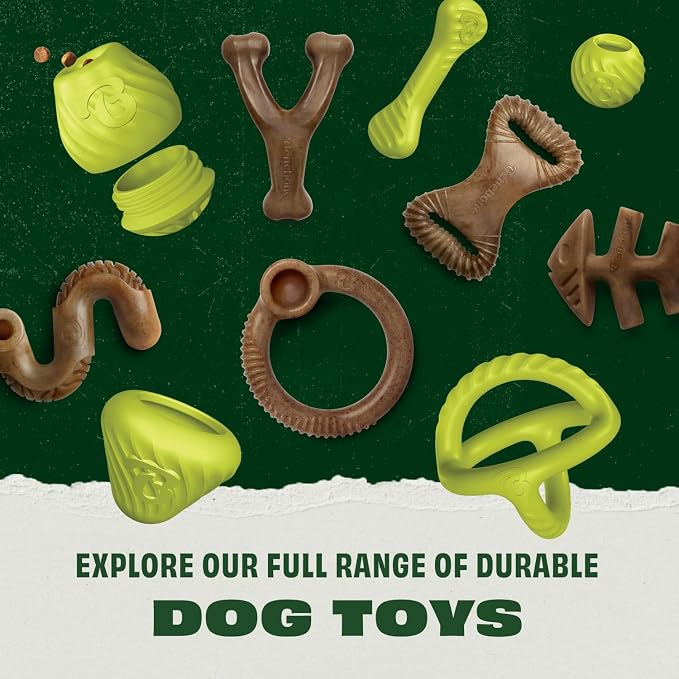 Benebone Natural Rubber Tug Interactive Dog Toy, Natural Rubber