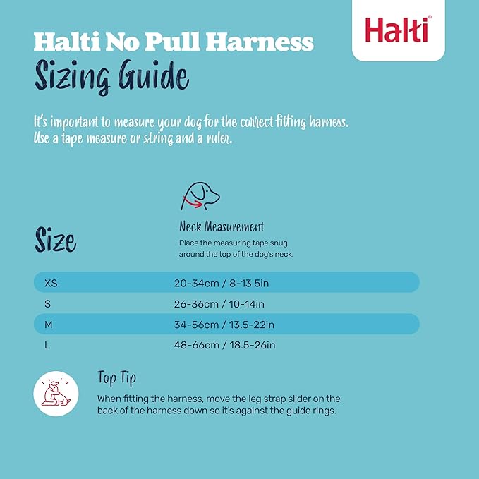 Halti No Pull Harness - Stop Your Dog Pulling on The Leash. Adjustable, Lightweight and Easy to Use. Reflective Dog Training Harness for Medium Dogs (Size M, Desert Sand)