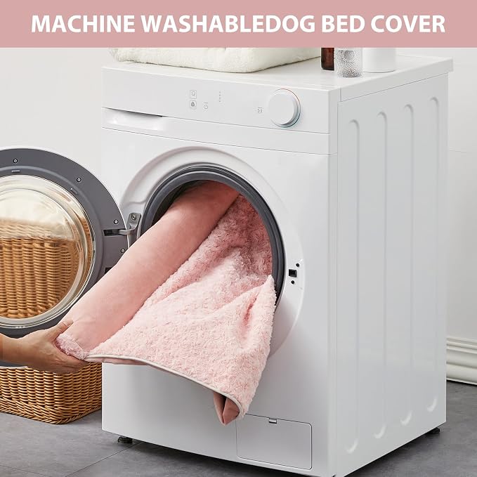 BFPETHOME Orthopedic Washable Dog Beds Large Sized Senior Dog for Comfy Sleeping with Removable Cover, Waterproof Big Soft Pet Couch Bed for Dogs Rerlax