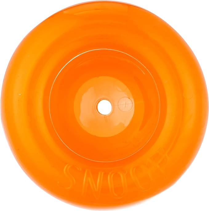 Outward Hound by Planet Dog Snoop Dog Toy – Treat‑Dispenser Puzzle Ball, Interactive Slow Feeder, Medium to Large Dogs, Bouncy & Mint-Infused, Orange, 5"