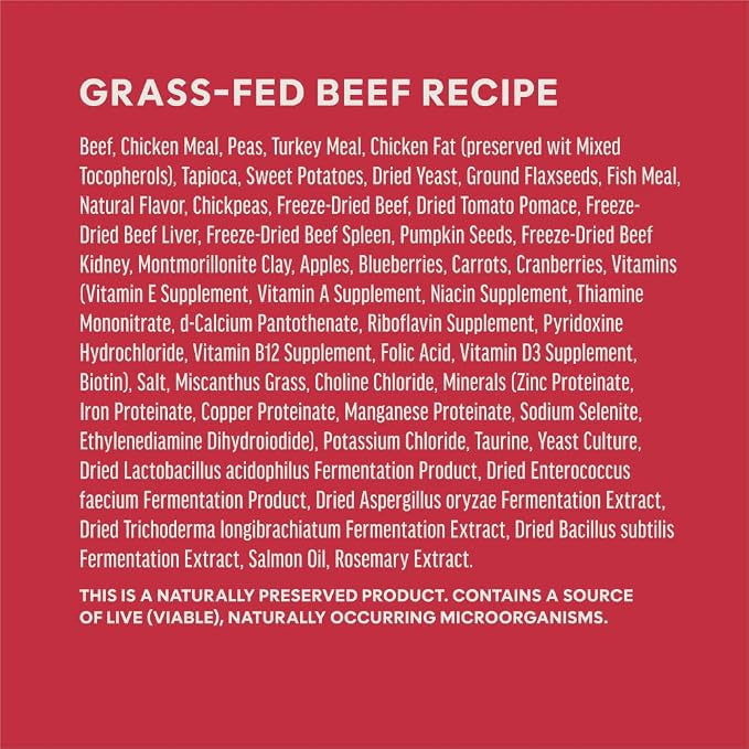 Instinct RawBoost, Natural Dry Dog Food with Freeze-Dried Pieces, High Protein, Grain-Free Recipe - Real Beef, 3.5 lb. Bag