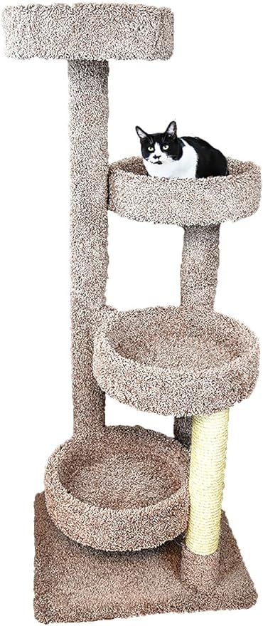 New Cat Condos Cat Tree, Brown